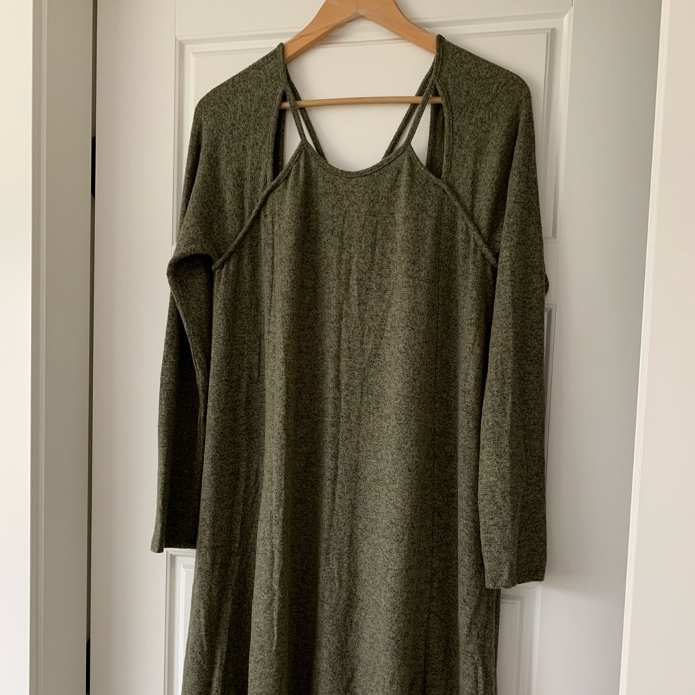 Francesca’s Green Cutout Dress *Brand New*